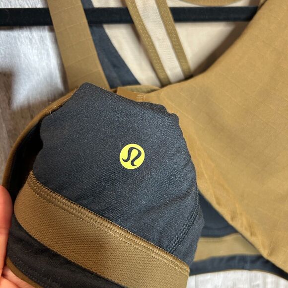 Lululemon LAB Mesh Sports Bra High Neck Crossback Straps Size 12 - Picture 3 of 6